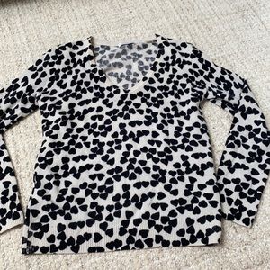 Equipment heart sweater